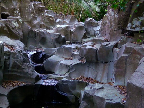 natural rock pools in the jungle