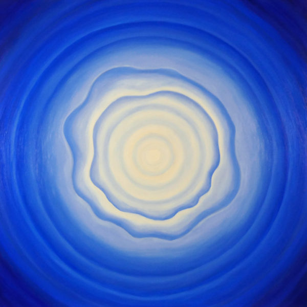 cobalt blue concentric circles symbolizing ripple effect