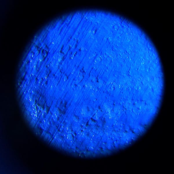 Maganese Blue Acrylic Paint enlarged 20X